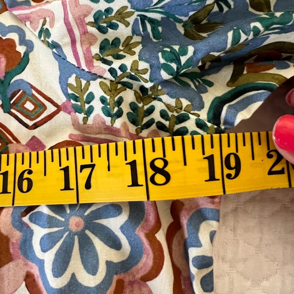 Laroque 100% Cotton Patchwork Tile Print Drop Wai… - image 8